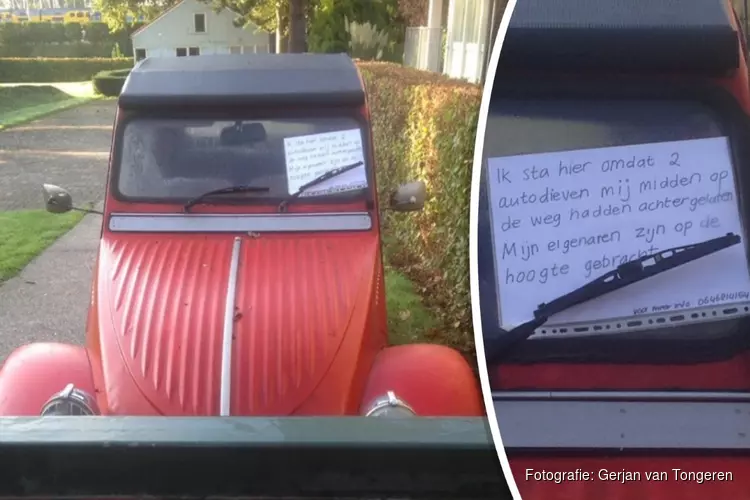 Twee mannen proberen oldtimer te stelen in Enkhuizen: "Is een wielklem dan de enige oplossing?"