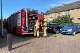 Brand in keuken woning Enkhuizen