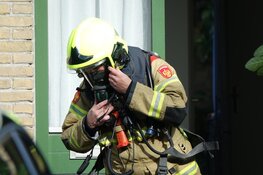 Brand in keuken woning Enkhuizen