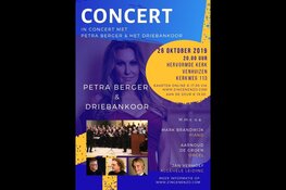 In concert met Petra Berger en het Driebankoor