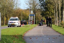 Politie-onderzoek langs De Gouw in Enkhuizen