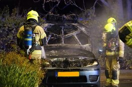 Auto in brand in Enkhuizen