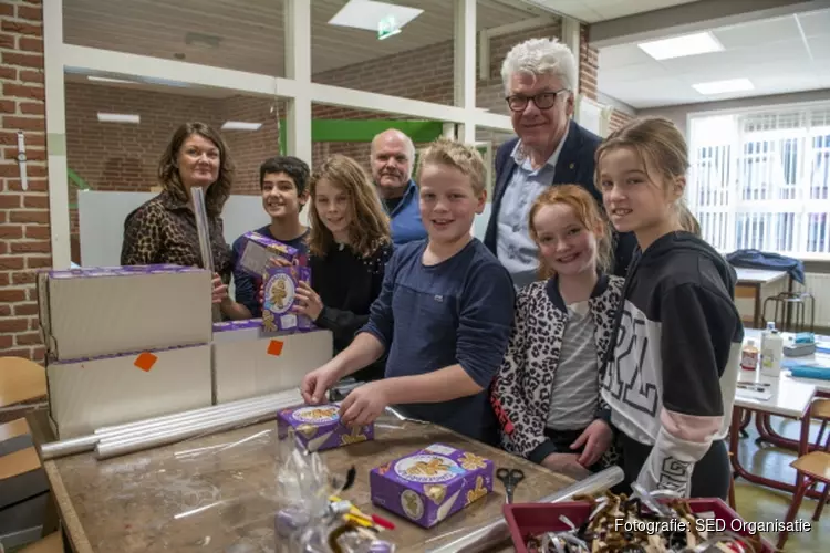 Mooie kerstgedachte in Enkhuizen